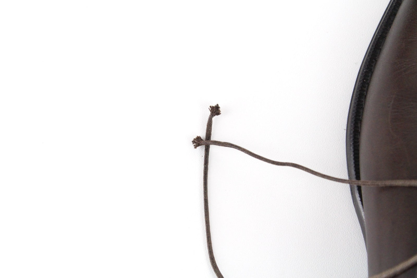 SUITSUPPLY Dark Brown EU44 Leather Low-Top Laced Shoes Men's UK10 Classic