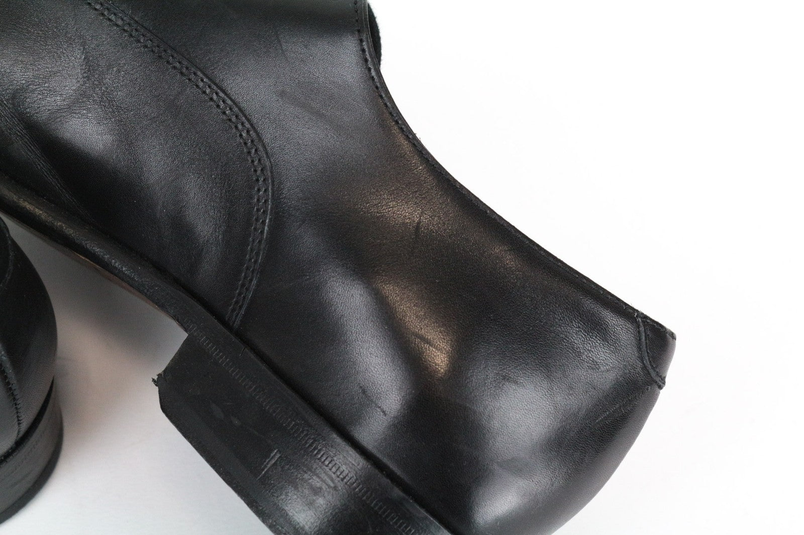 SUITSUPPLY Men's EU45 Black Leather Laced Low-Top Dress Casual Shoe Classic