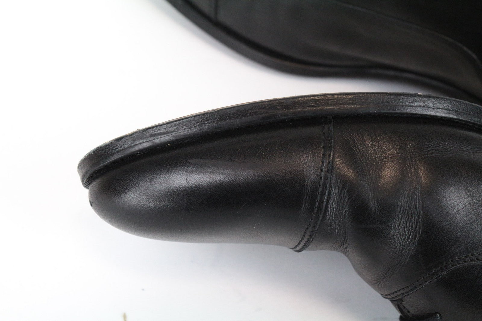 SUITSUPPLY Men's EU45 Black Leather Laced Low-Top Dress Casual Shoe Classic