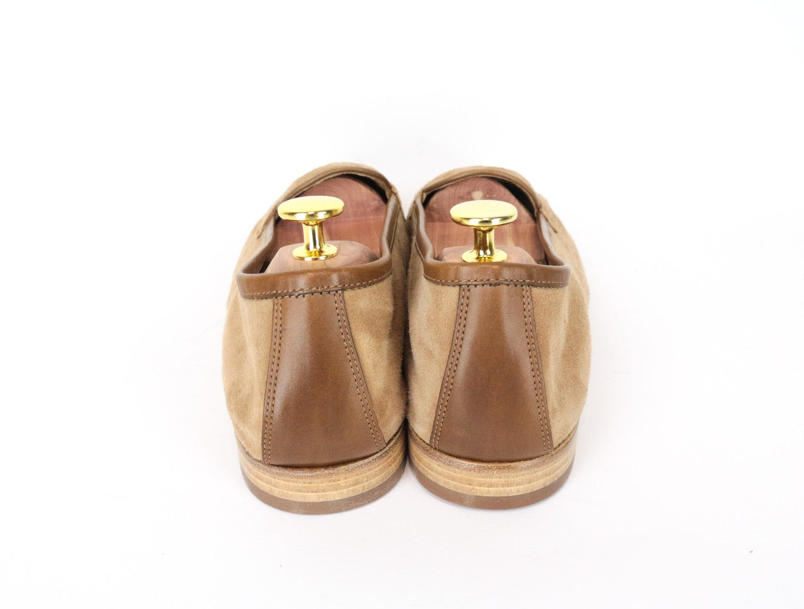 SUITSUPPLY Men's EU43 Brown Suede Slip-On Low Loafers Casual Smart UK9