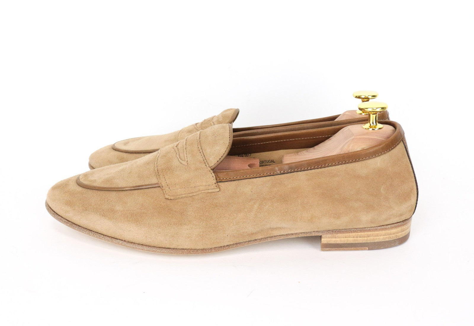 SUITSUPPLY Men's EU43 Brown Suede Slip-On Low Loafers Casual Smart UK9