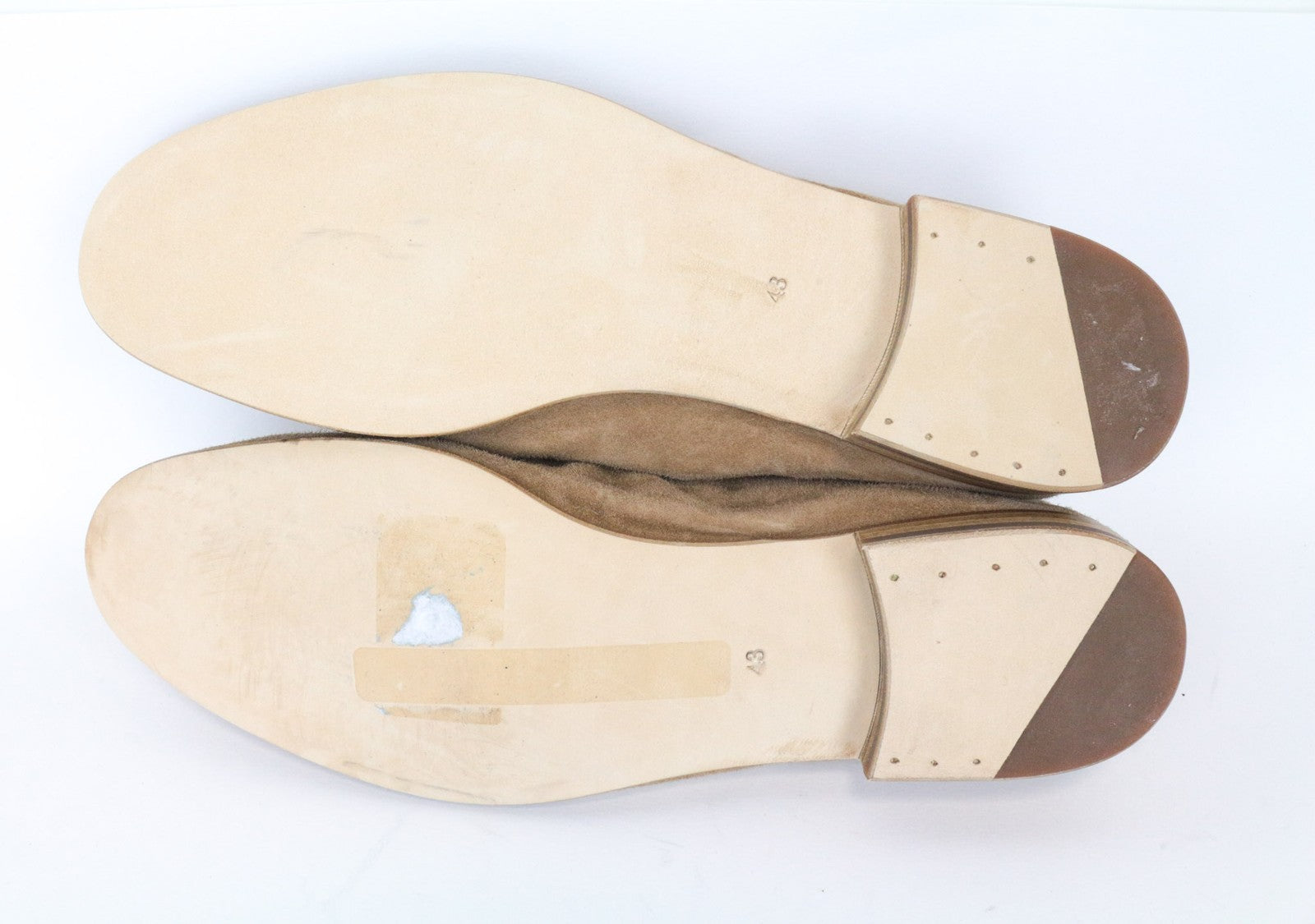 SUITSUPPLY Men's EU43 Brown Suede Slip-On Low Loafers Casual Smart UK9