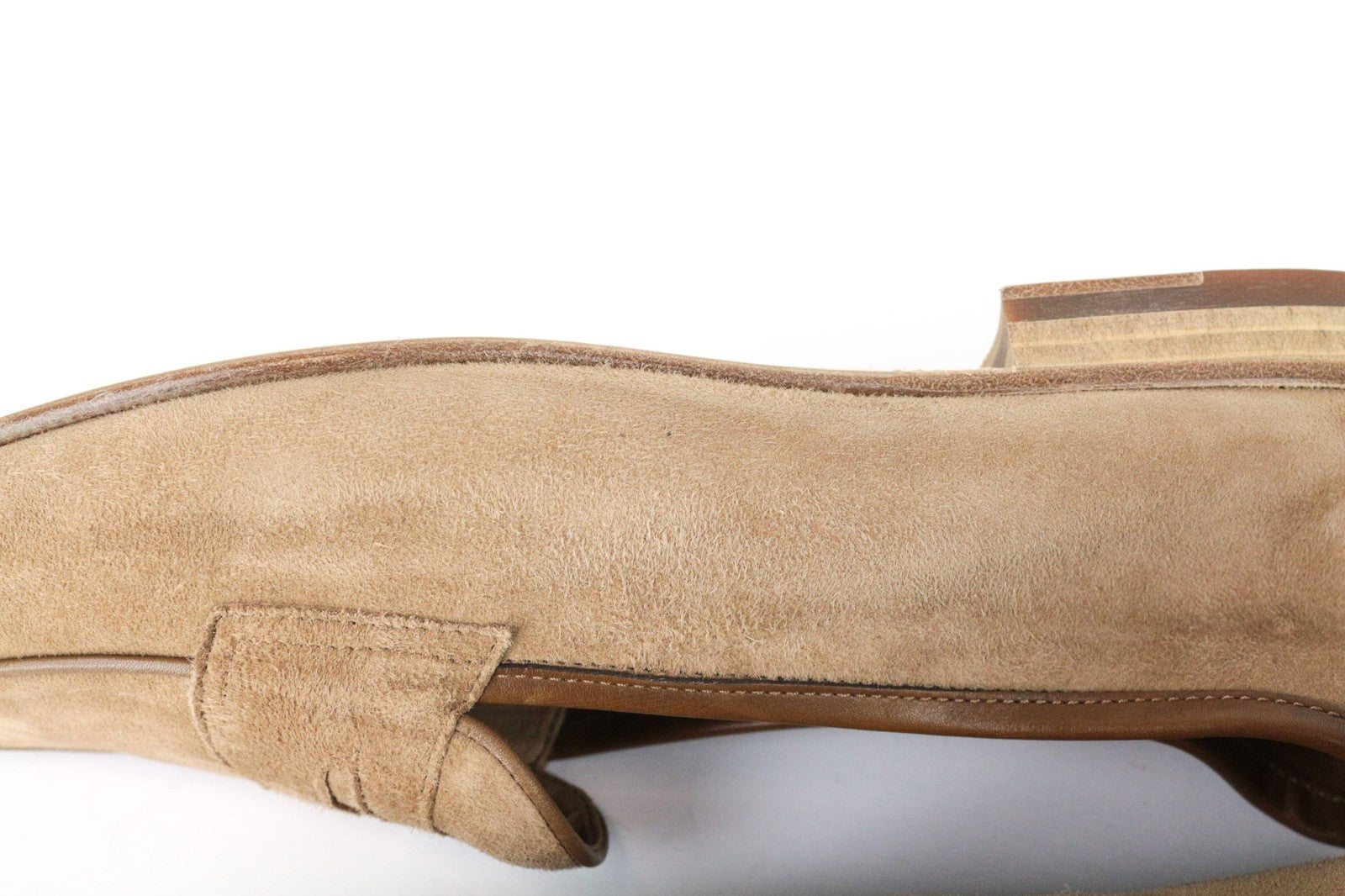 SUITSUPPLY Men's EU43 Brown Suede Slip-On Low Loafers Casual Smart UK9