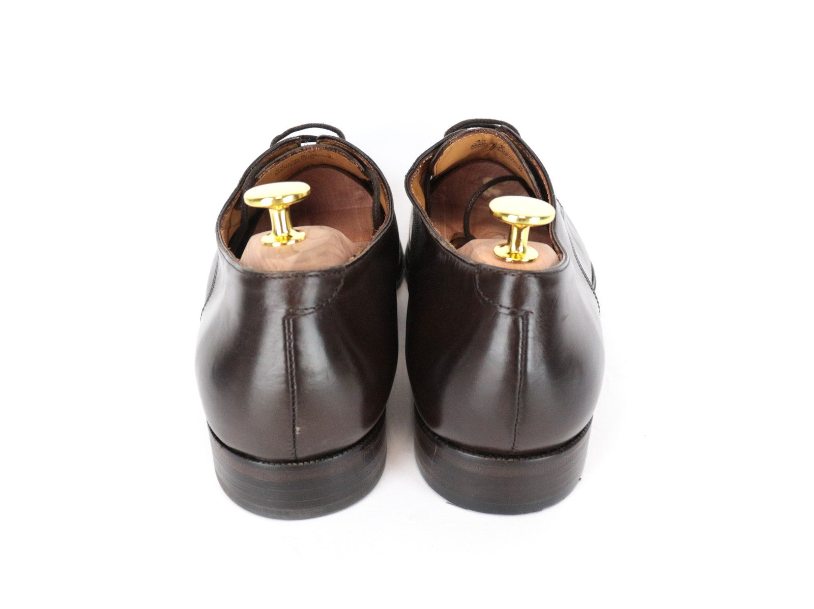 SUITSUPPLY Men's Brown Leather EU42 Lace-Up Low Dress Casual Formal Shoes