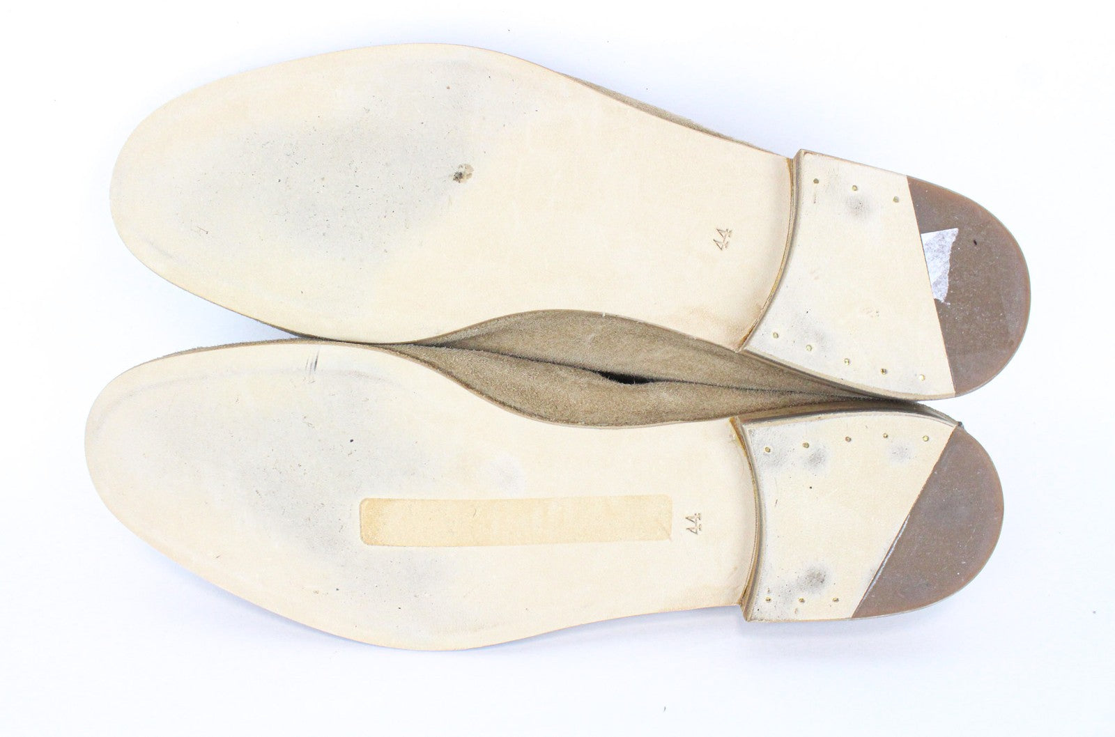 SUITSUPPLY Men's Loafers EU44 Light Brown Suede Slip-On Smart Classic Shoes