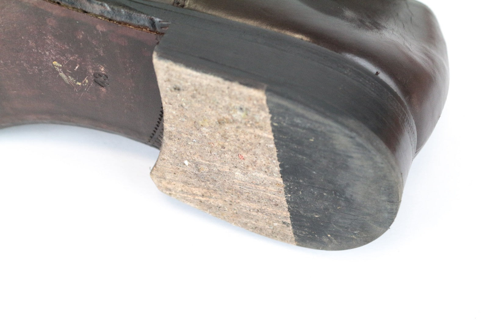 SUITSUPPLY Men's Casual Shoes EU43 Brown Leather Low-Top Classic UK9 Smart