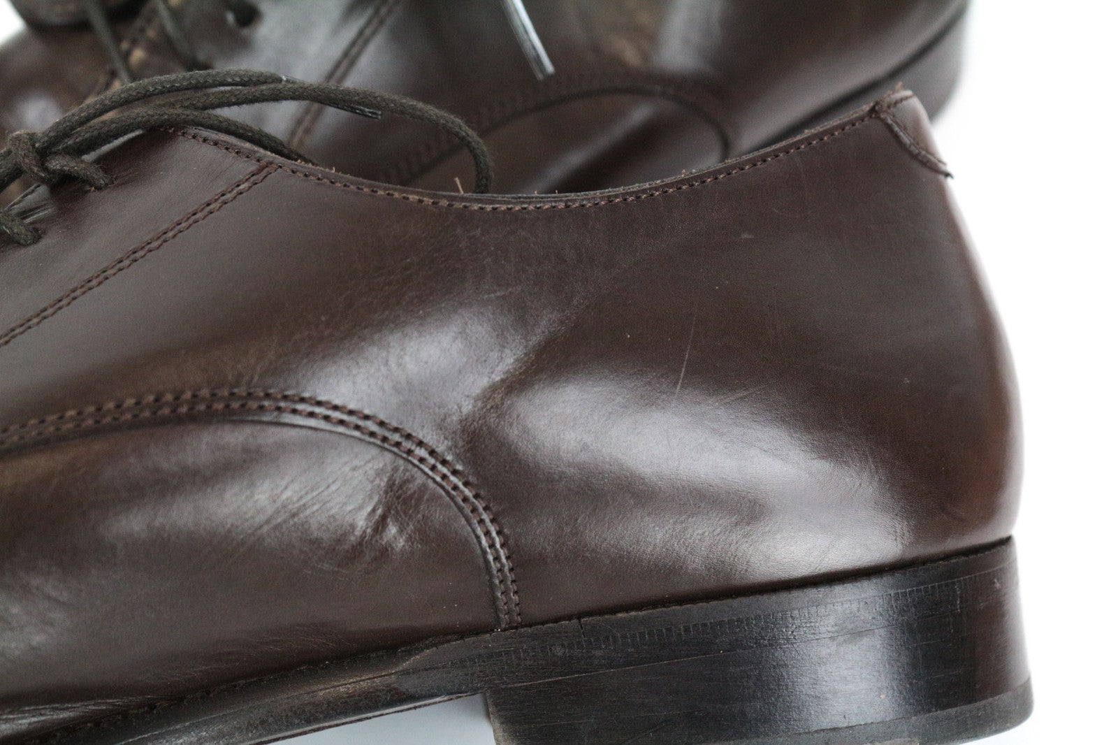 SUITSUPPLY Men's Casual Shoes EU43 Brown Leather Low-Top Classic UK9 Smart