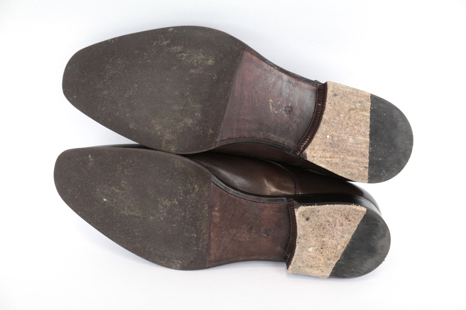 SUITSUPPLY Men's Casual Shoes EU43 Brown Leather Low-Top Classic UK9 Smart