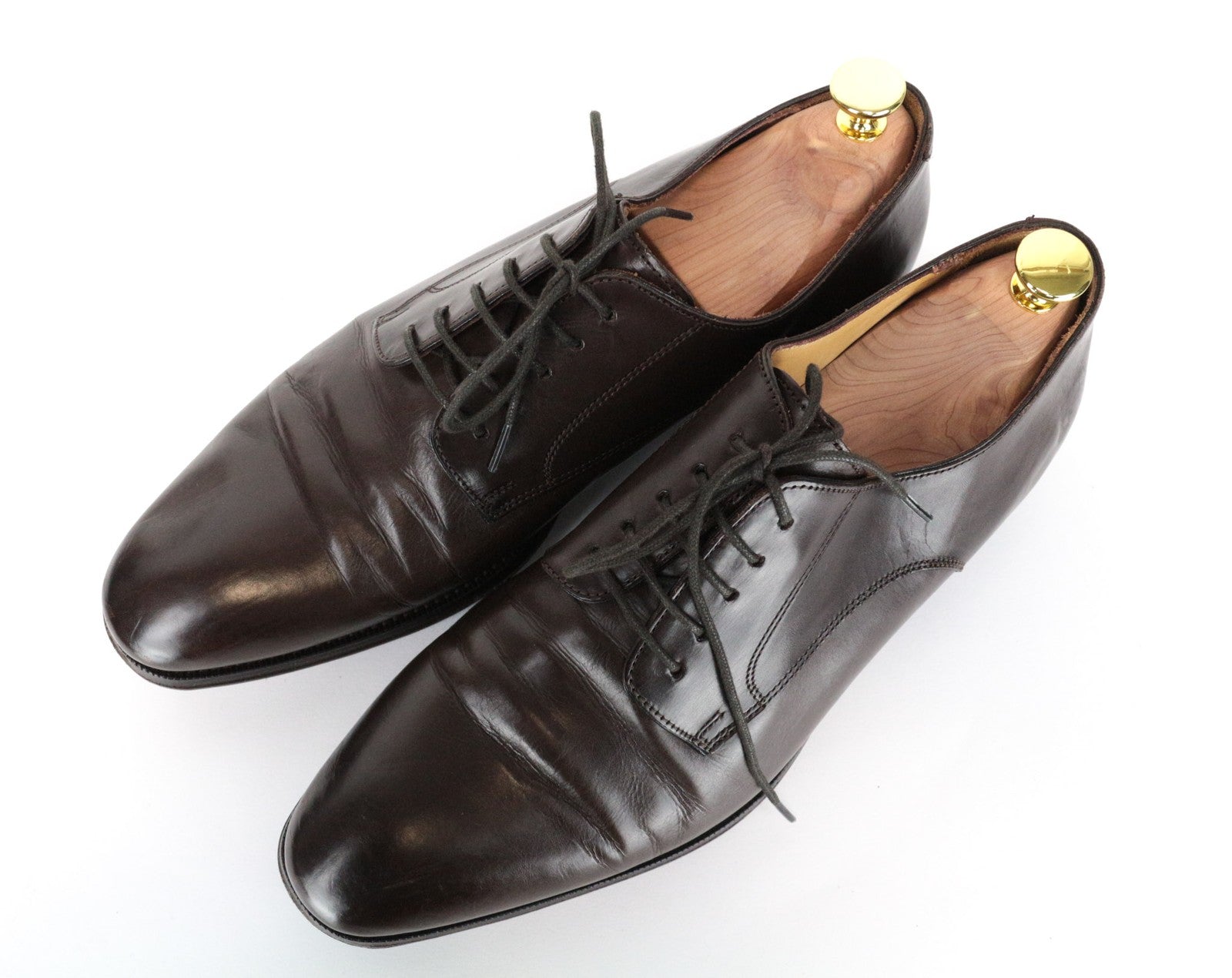 SUITSUPPLY Men's Casual Shoes EU43 Brown Leather Low-Top Classic UK9 Smart