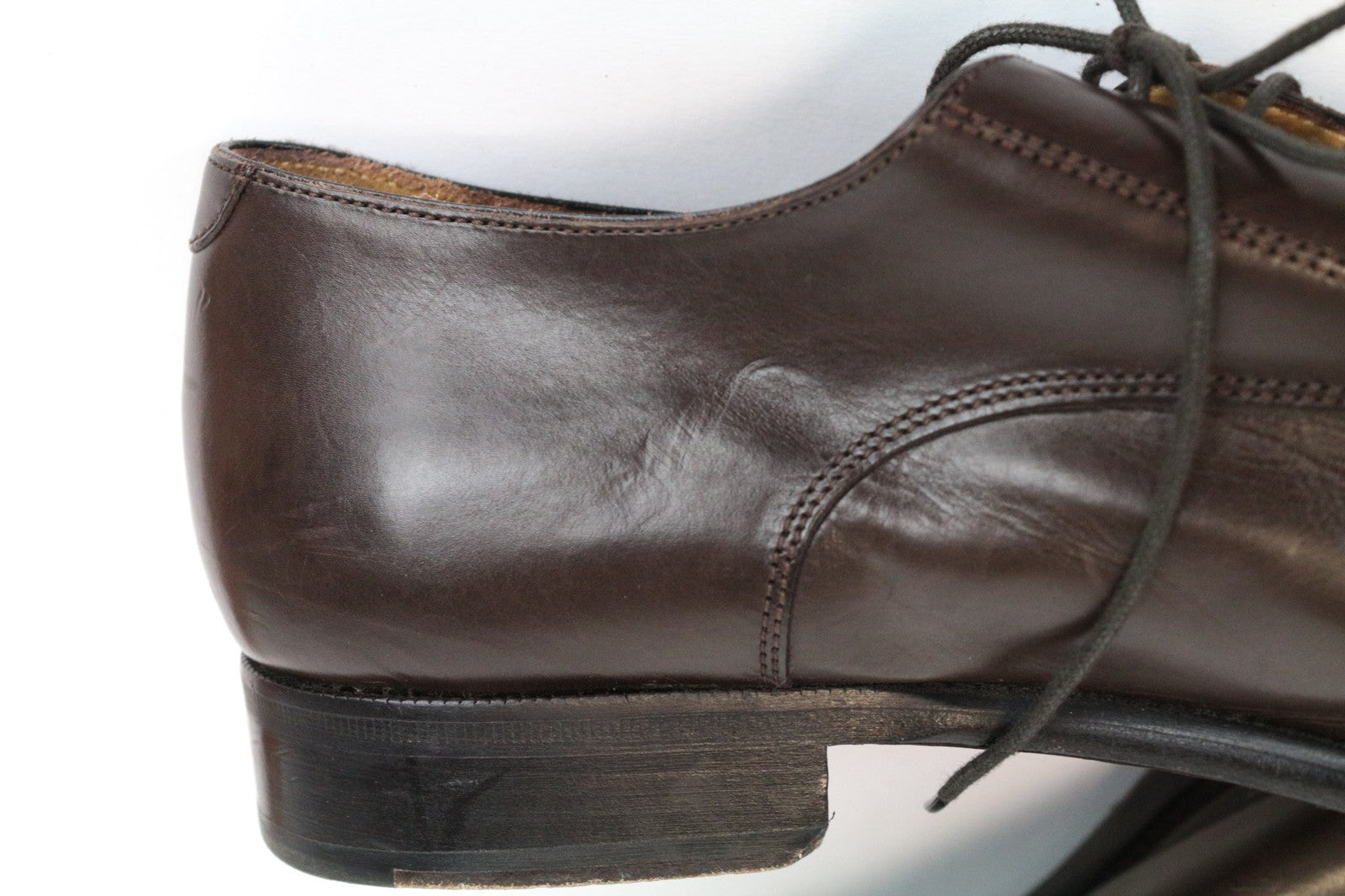 SUITSUPPLY Men's Casual Shoes EU43 Brown Leather Low-Top Classic UK9 Smart