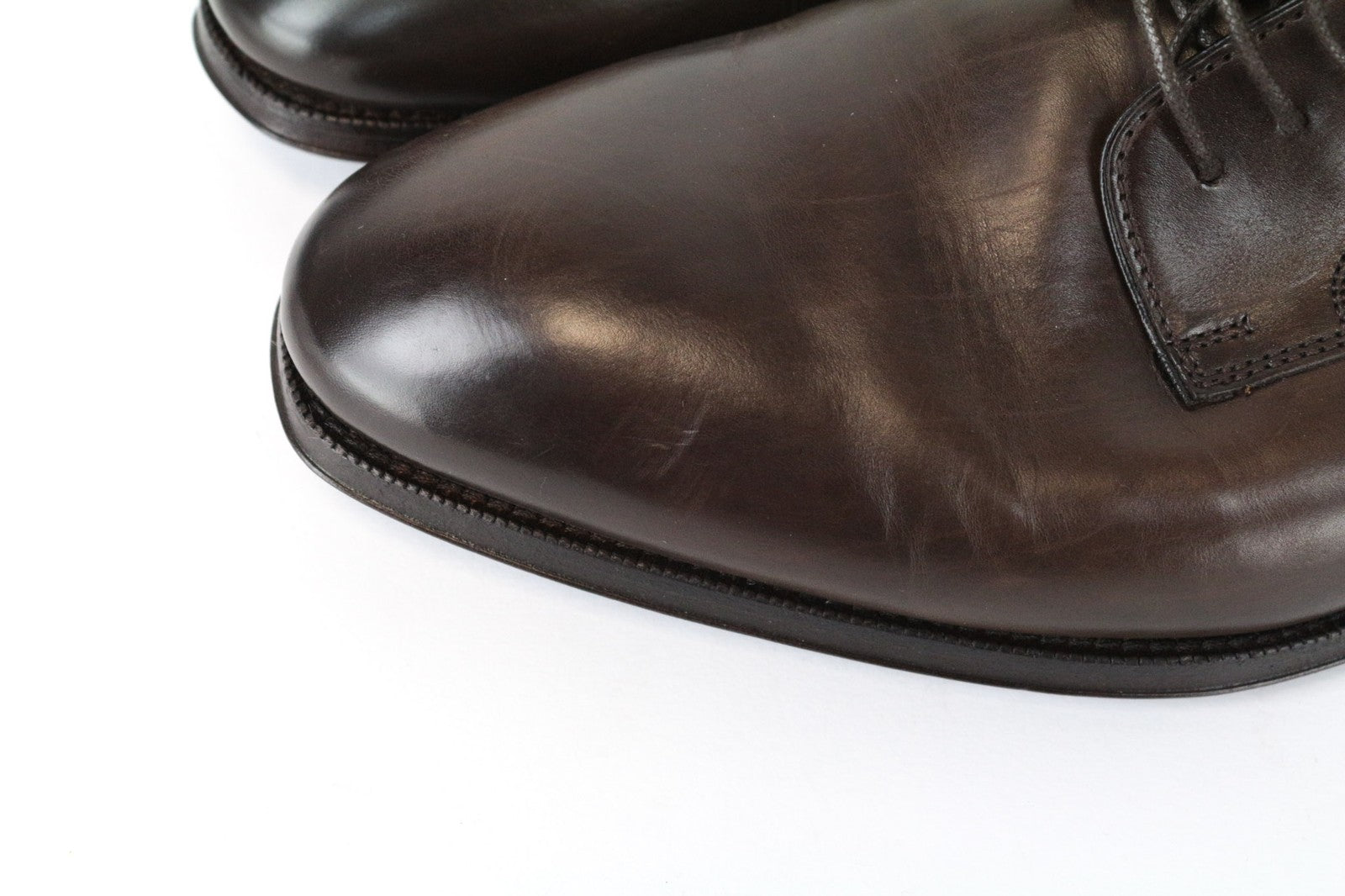 SUITSUPPLY Men's Casual Shoes EU43 Brown Leather UK9 Low-Top Formal Style