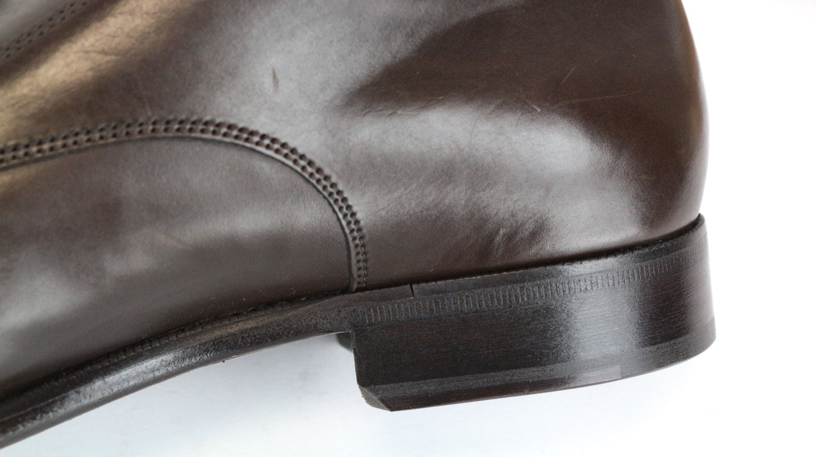 SUITSUPPLY Men's Casual Shoes EU43 Brown Leather UK9 Low-Top Formal Style