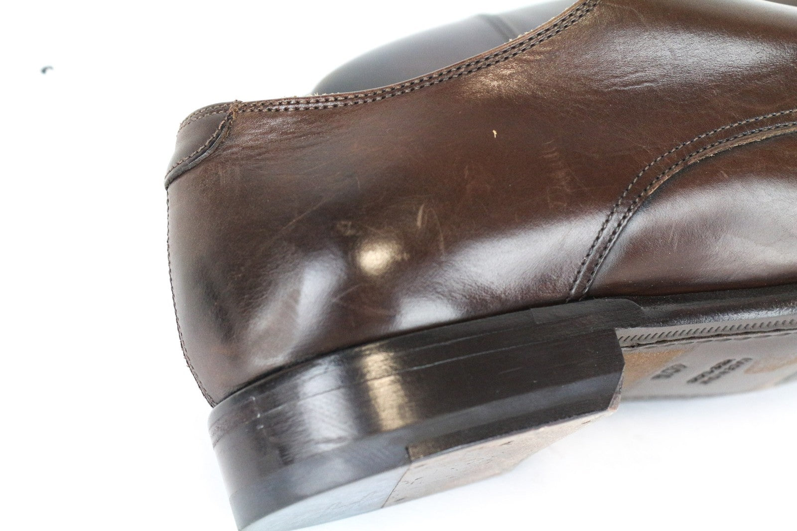 SUITSUPPLY Men's Shoes EU40.5 Brown Leather Double-Buckle Formal Classic