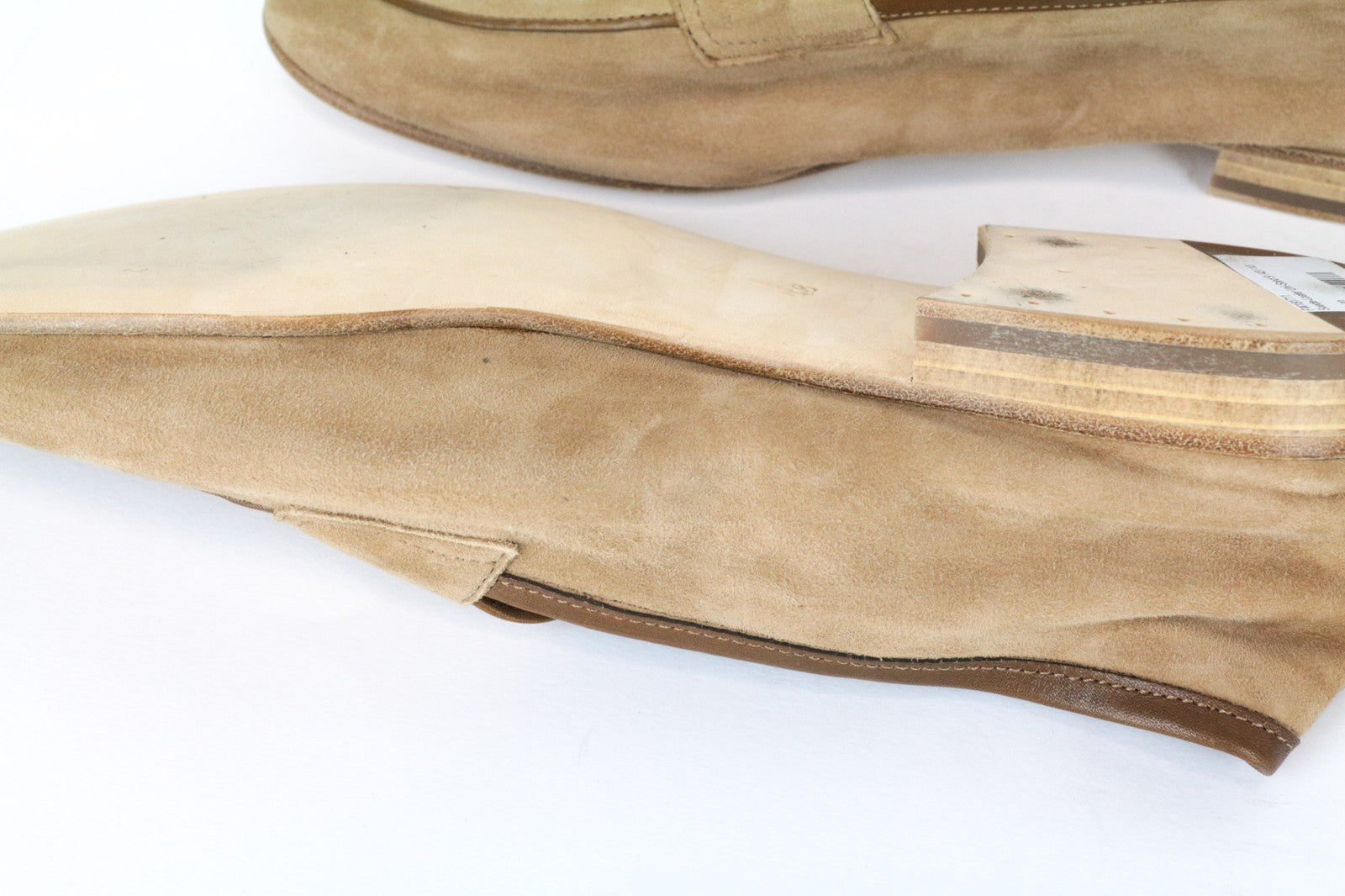 SUITSUPPLY Men's Shoes EU43 Brown Slip-On Suede Low Top Classic Dress Style