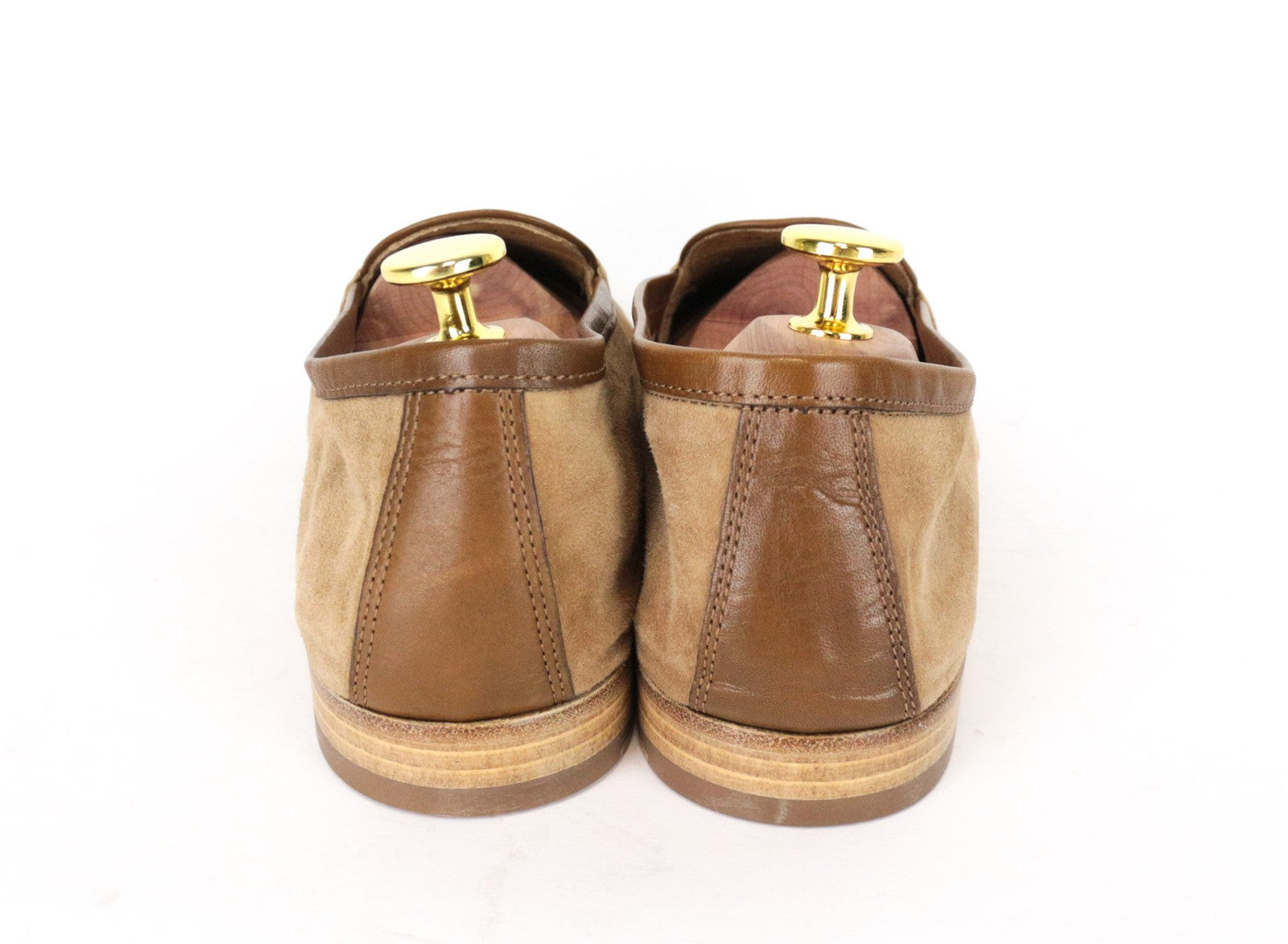 SUITSUPPLY Men's Shoes EU43 Brown Slip-On Suede Low Top Classic Dress Style