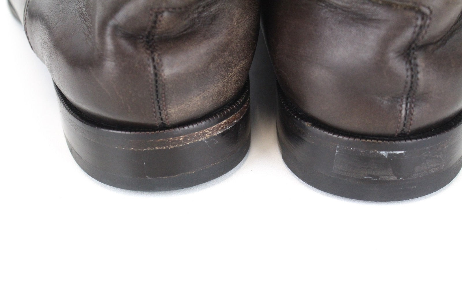 SUITSUPPLY Men's EU43 Shoes Brown Leather Lace-Up Classic Smart Style