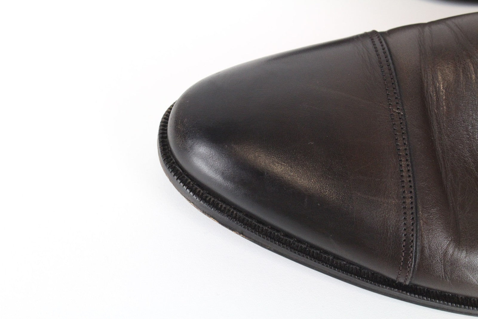 SUITSUPPLY Men's EU43 Shoes Brown Leather Lace-Up Classic Smart Style