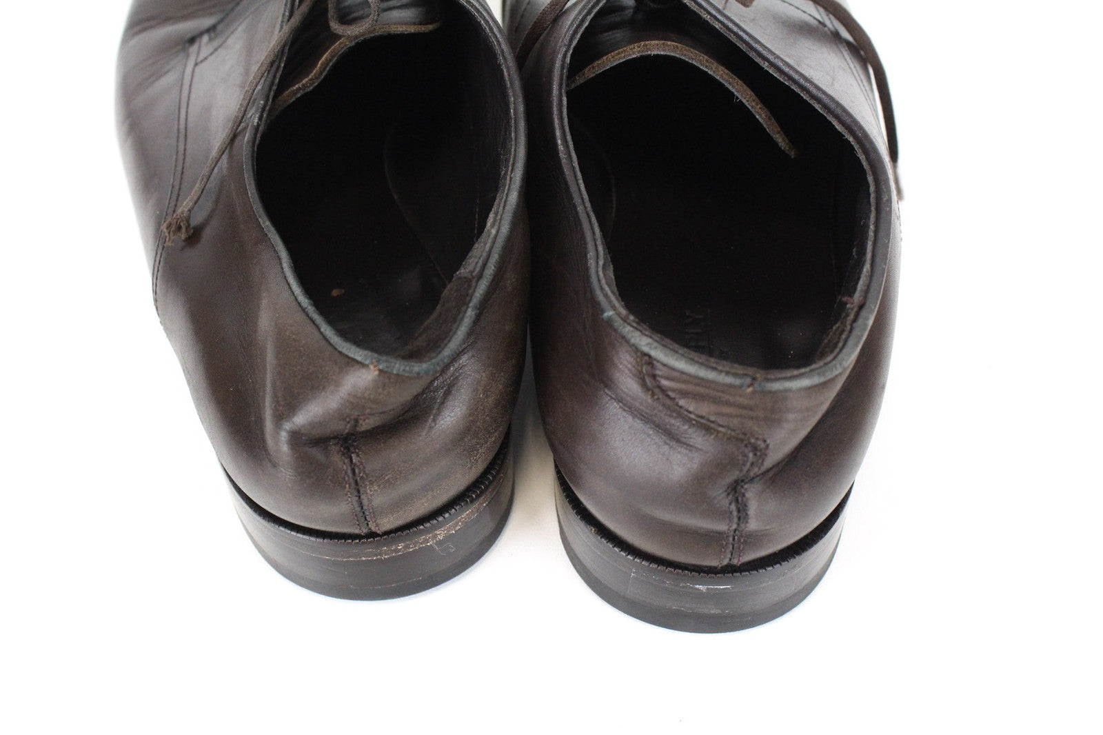 SUITSUPPLY Men's EU43 Shoes Brown Leather Lace-Up Classic Smart Style