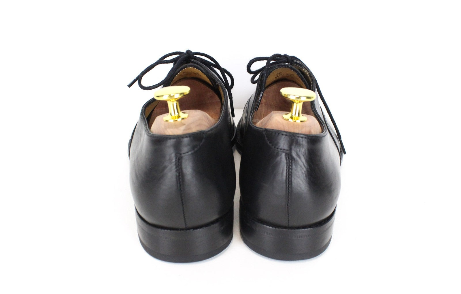 SUITSUPPLY Men's Formal Shoes EU40 Black Leather Lace-Up Classic Pair