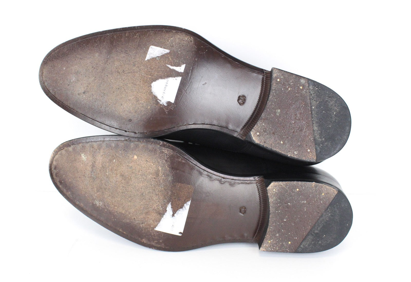 SUITSUPPLY Men's Formal Shoes EU40 Black Leather Lace-Up Classic Pair