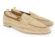SUITSUPPLY Men's Shoes UK9 EU43 Light Brown Slip-On Loafers Suede Casual