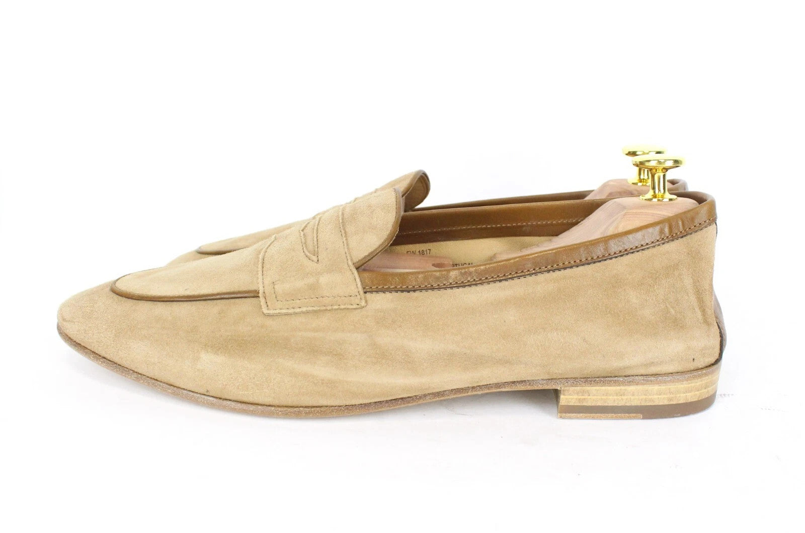 SUITSUPPLY Men's Shoes UK9 EU43 Light Brown Slip-On Loafers Suede Casual