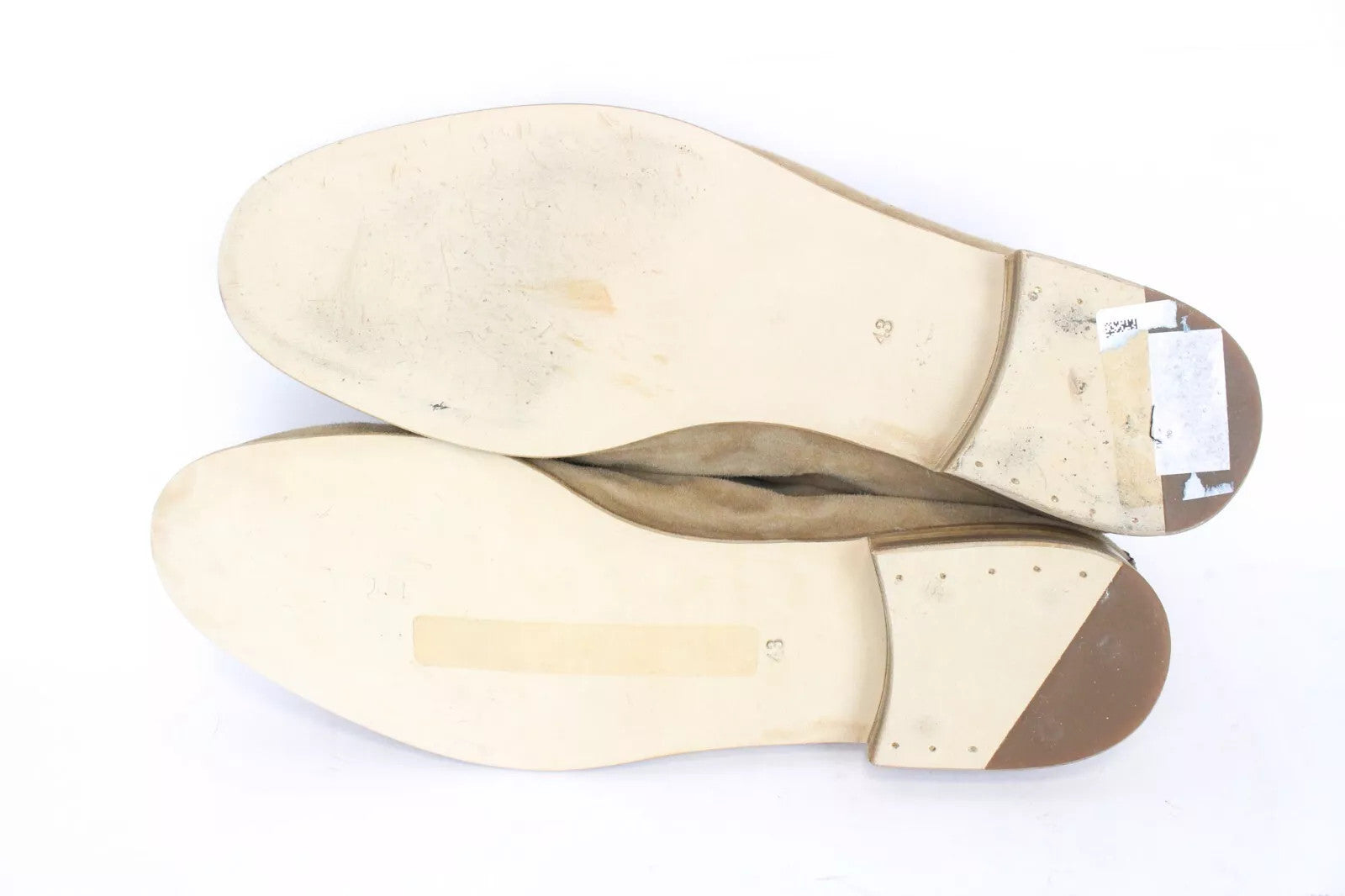 SUITSUPPLY Men's Shoes UK9 EU43 Light Brown Slip-On Loafers Suede Casual