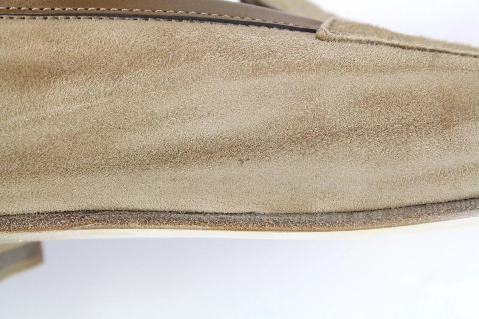 SUITSUPPLY Men's Shoes UK9 EU43 Light Brown Slip-On Loafers Suede Casual
