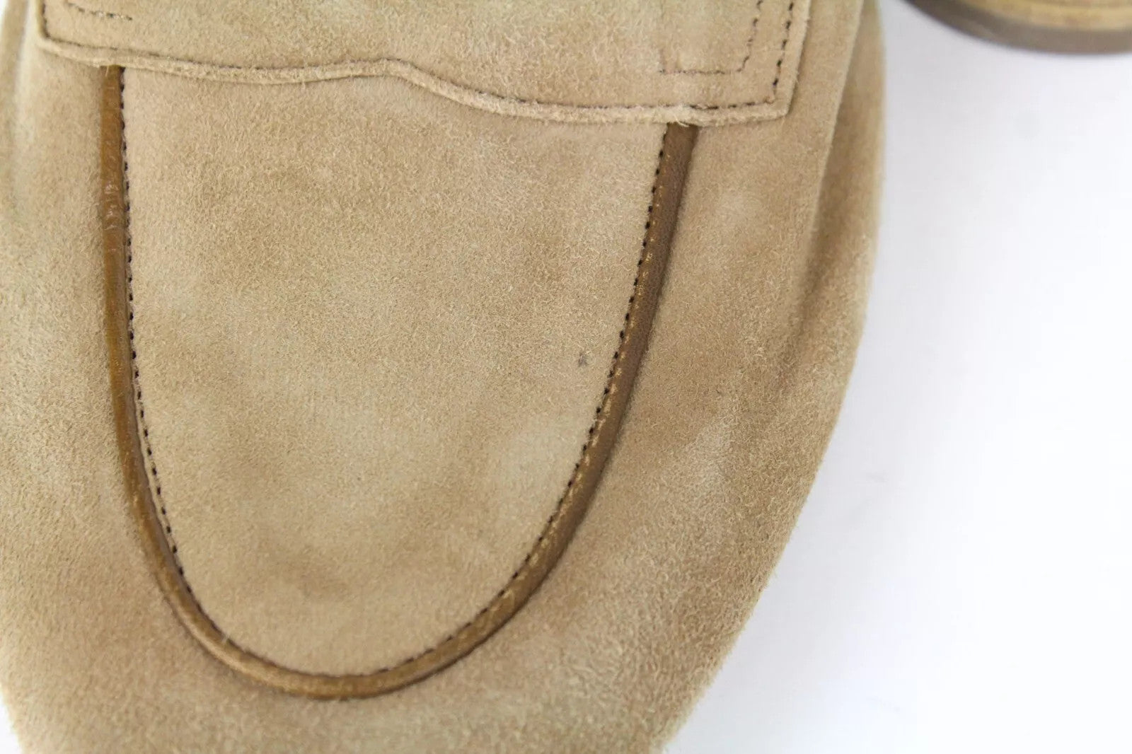 SUITSUPPLY Men's Shoes UK9 EU43 Light Brown Slip-On Loafers Suede Casual