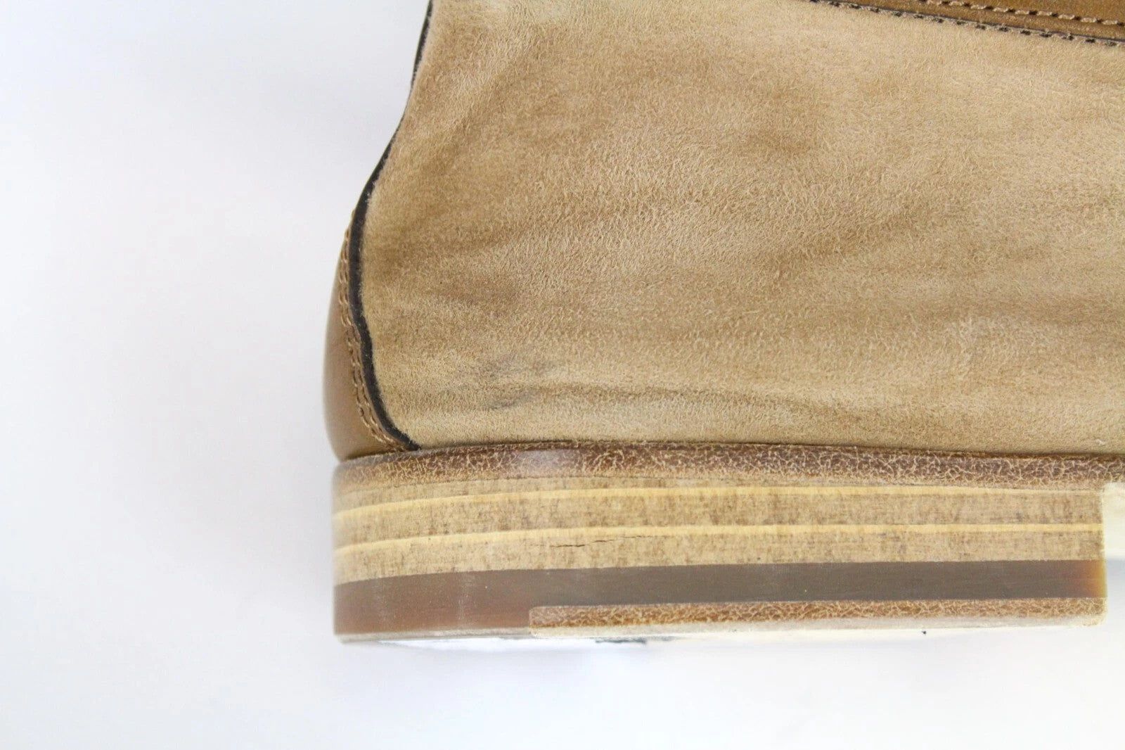 SUITSUPPLY Men's Shoes UK9 EU43 Light Brown Slip-On Loafers Suede Casual