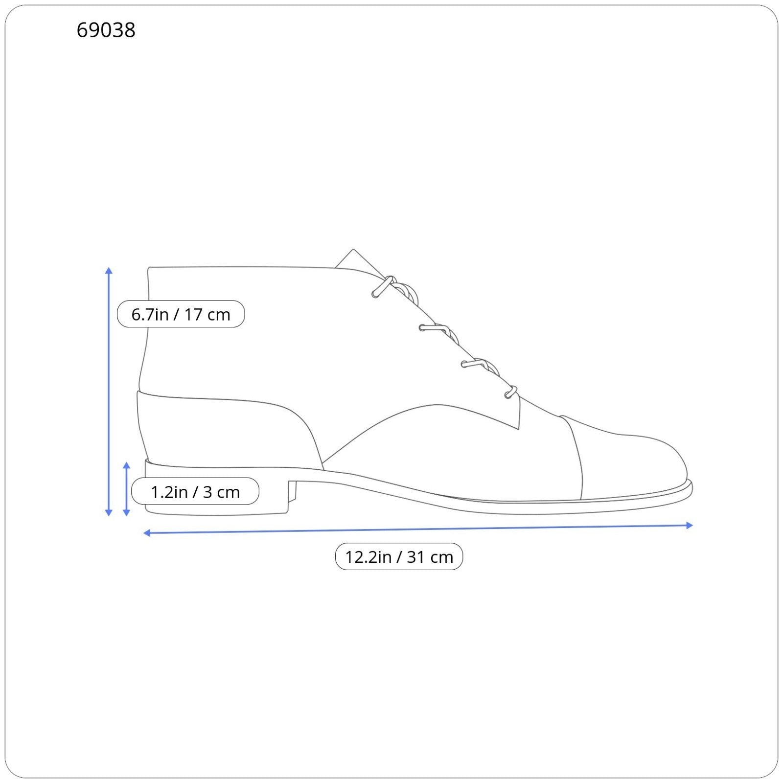 SUITSUPPLY EU43.5 Brown High-Top Men's Classic Formal Leather Lace-Up Shoes
