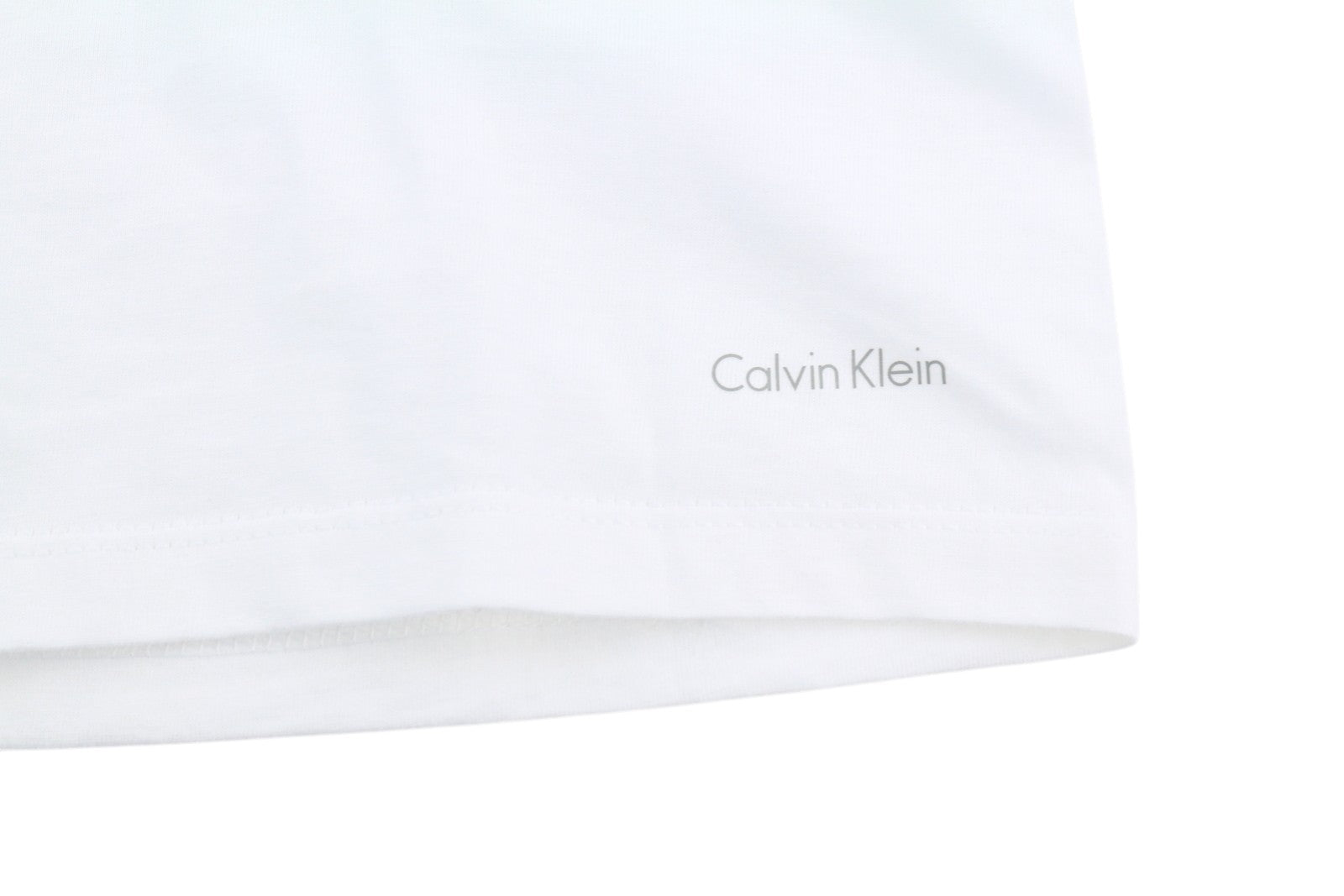 CALVIN KLEIN Classic Men T-Shirt M White Crew Neck Tricot Short Sleeve 2 Pack