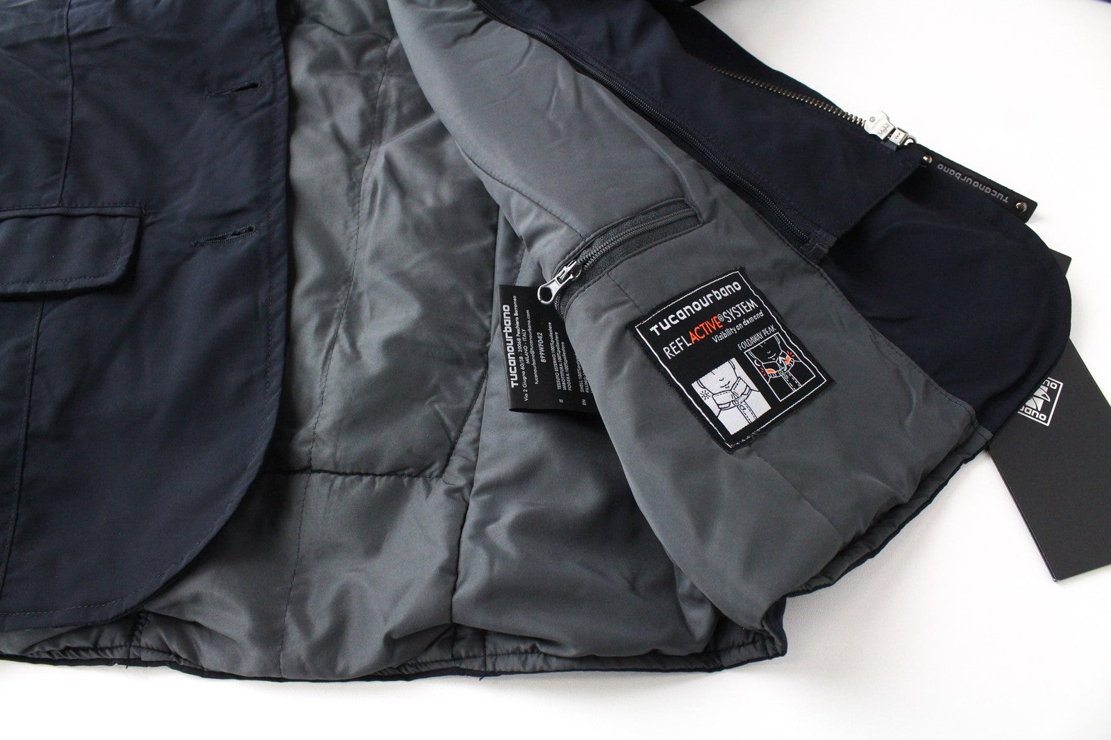 TUCANO URBANO Freccia Women's Jacket XS Navy Windproof Lined Coat