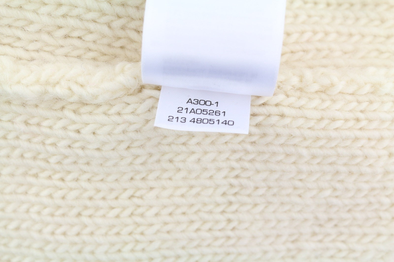 GANT Fringe Cable Turtle Women Jumper L Cream Wool Blend Tight-Knit Pullover