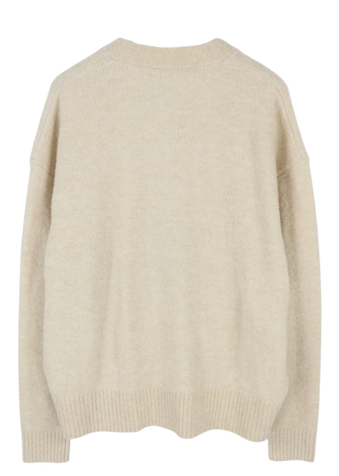 CALVIN KLEIN Wool Blend Boucle Men Jumper XL Wool Blend Teddy Cardigan RRP€199