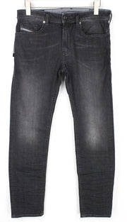 DIESEL Thommer 0687J Men's Jeans W32/L30 Slim Skinny Grey Cotton Washed