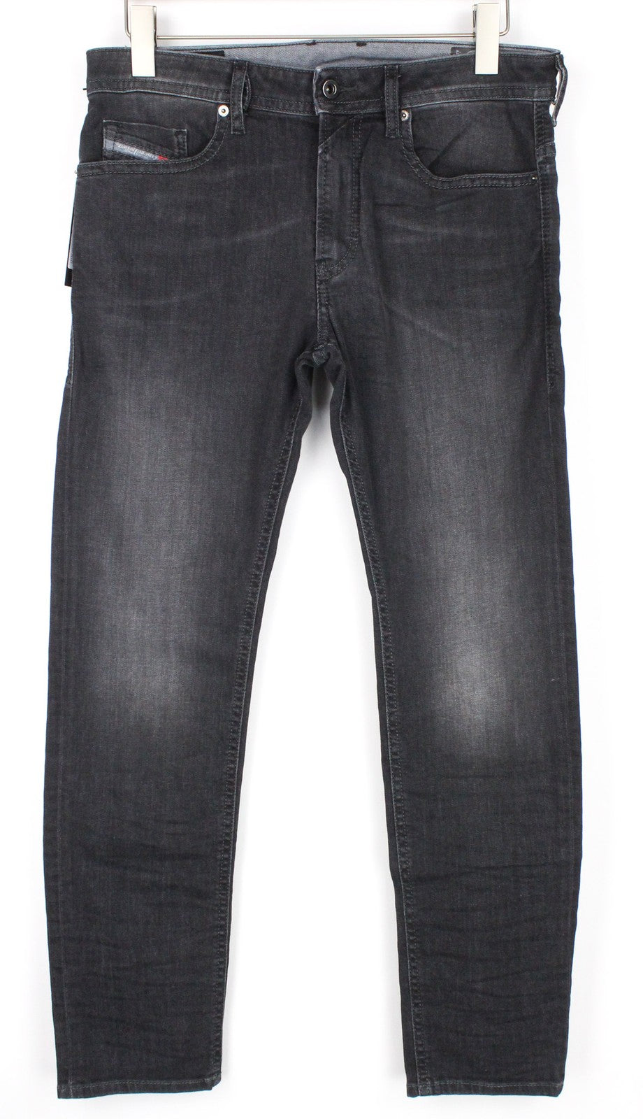 DIESEL Thommer 0687J Men's Jeans W32/L30 Slim Skinny Grey Cotton Washed