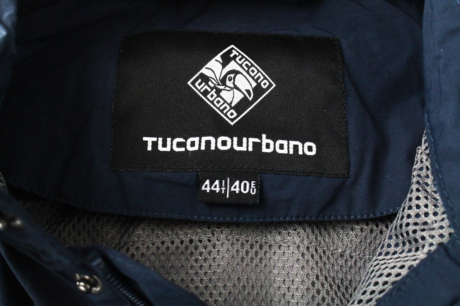 TUCANO URBANO Albertina Men's Jacket EU40 Blue Cotton Blend Lined Coat