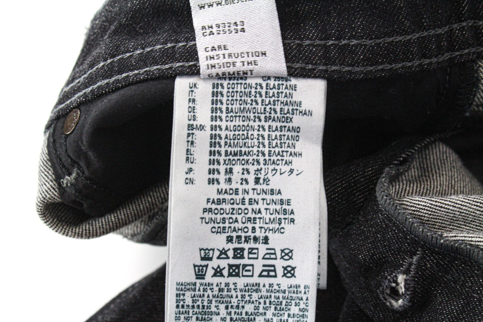 DIESEL Buster R8W58 Men's Jeans W28/L30 Grey Slim Fit Tapered Stretch