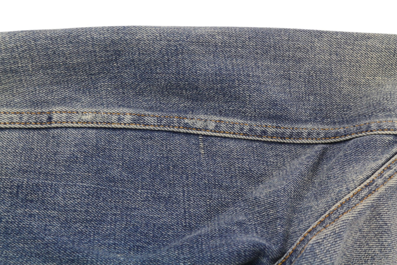 NUDIE JEANS Billy vyriška striukė M Shimmering Indigo Faded Ripped Distress Blue 