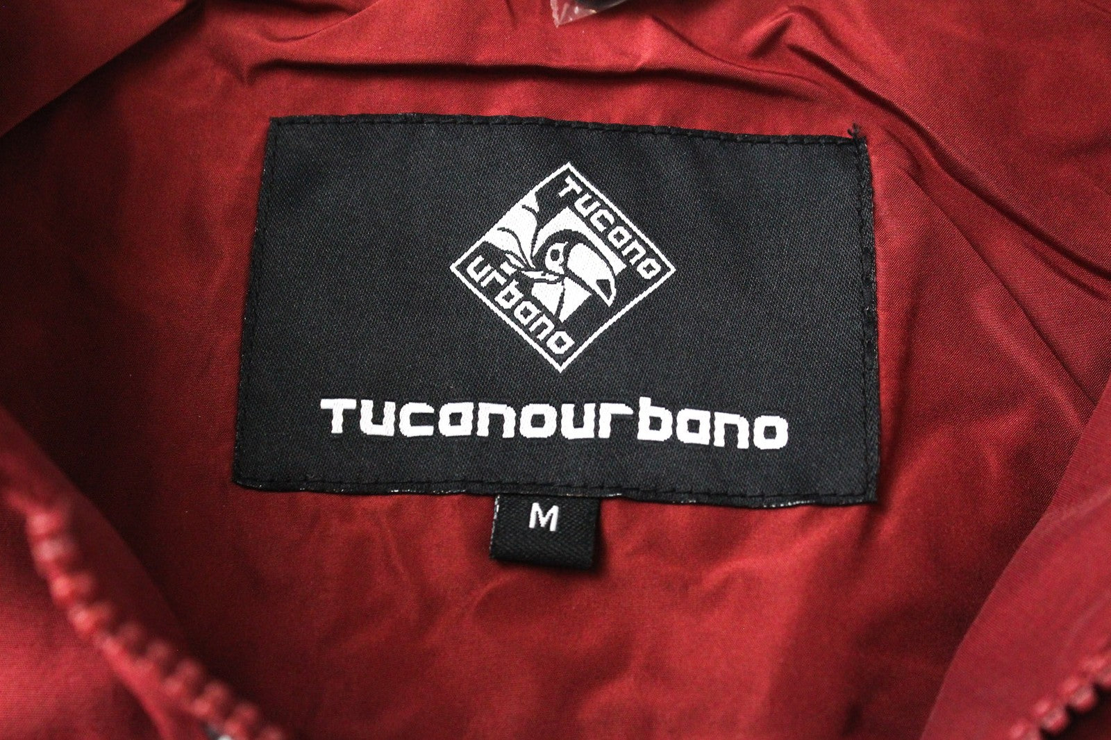 TUCANO URBANO Febo Men's M Red Windproof Jacket Cotton Snap Closure