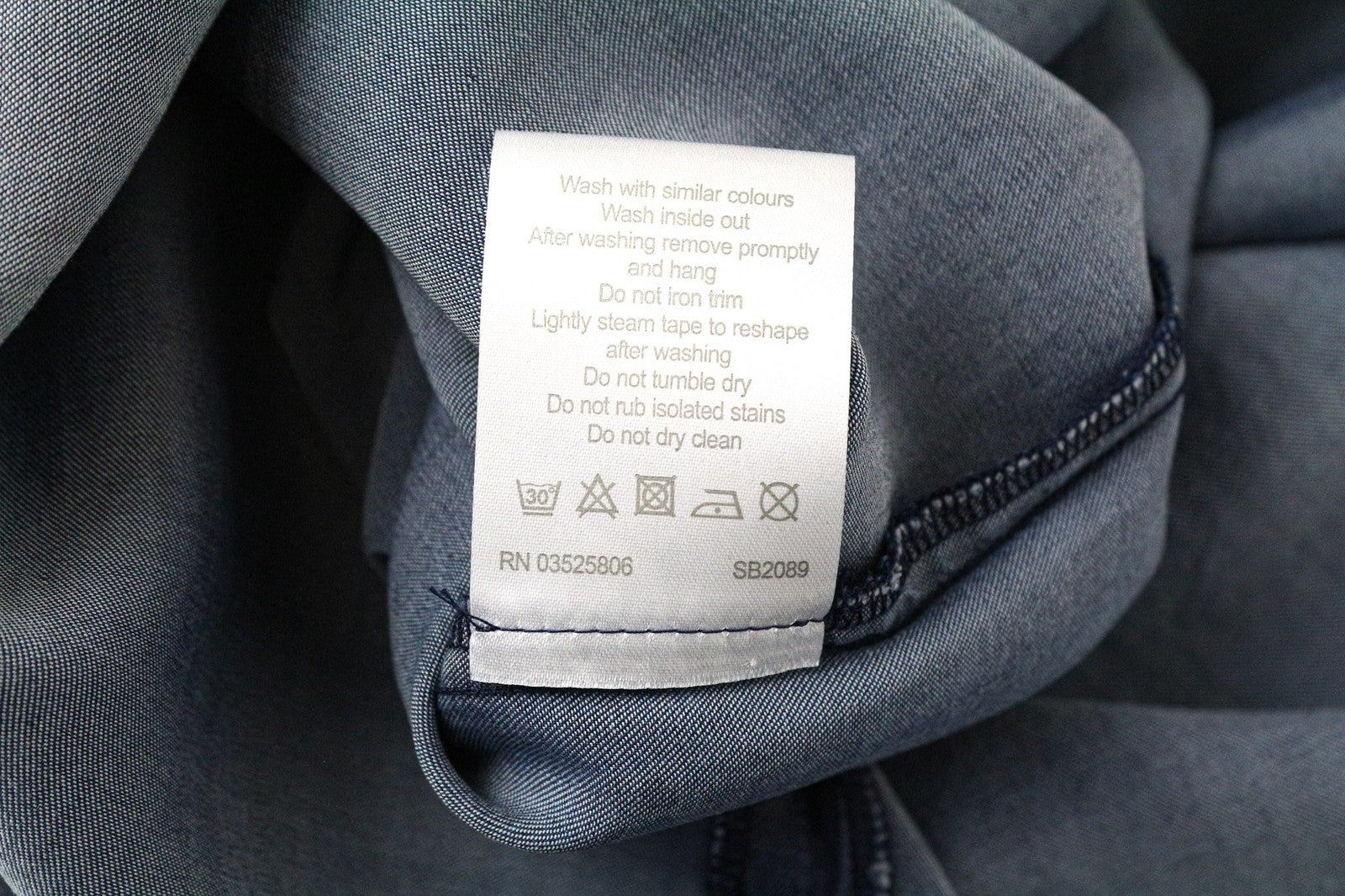 SWEATY BETTY Kvasir Luxe Women's Dress S Shirt-Style Denim Look Midi Melange