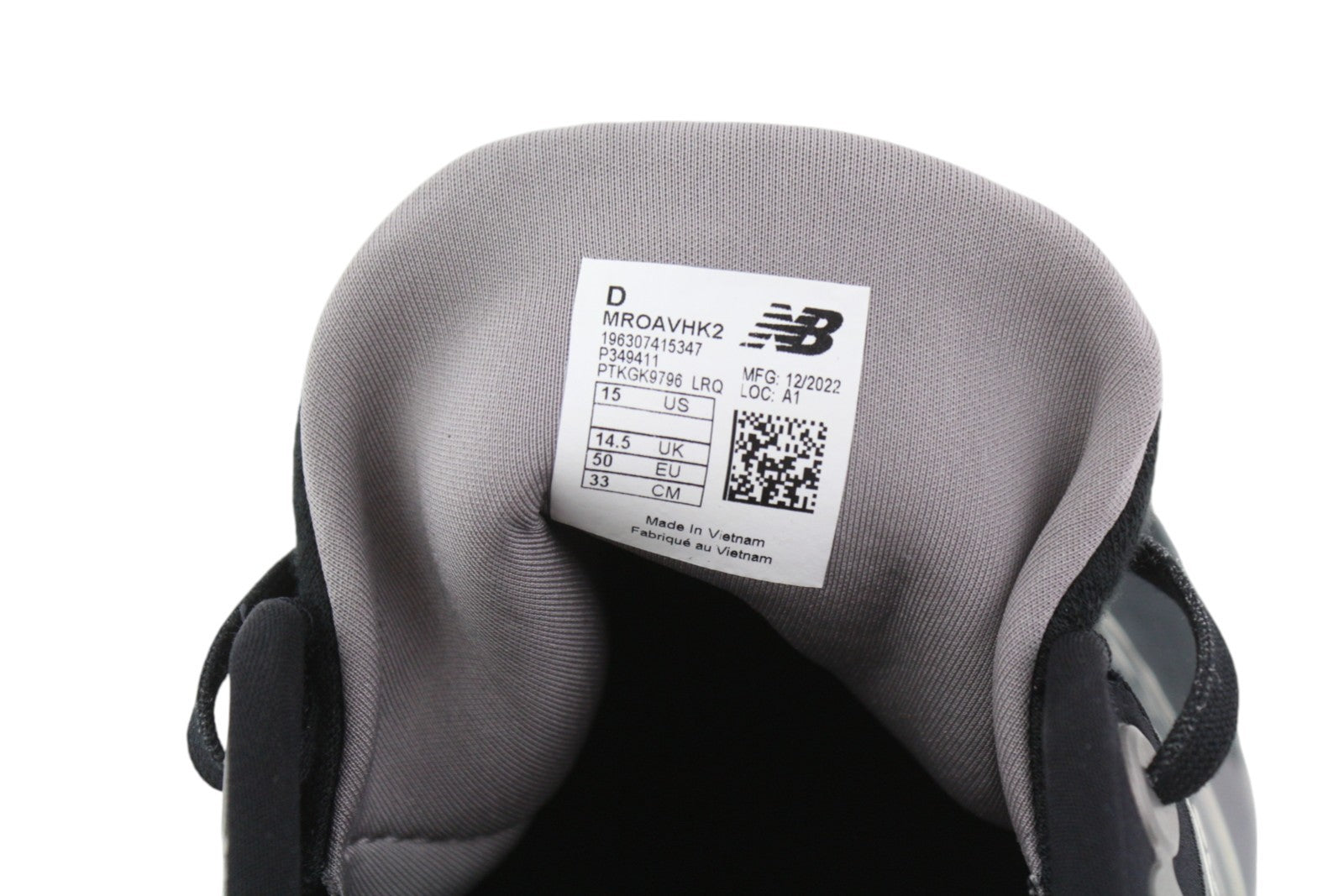 NEW BALANCE Roav V2 Men Sneakers EU50 Black Fresh Foam Low Lace Sports Running