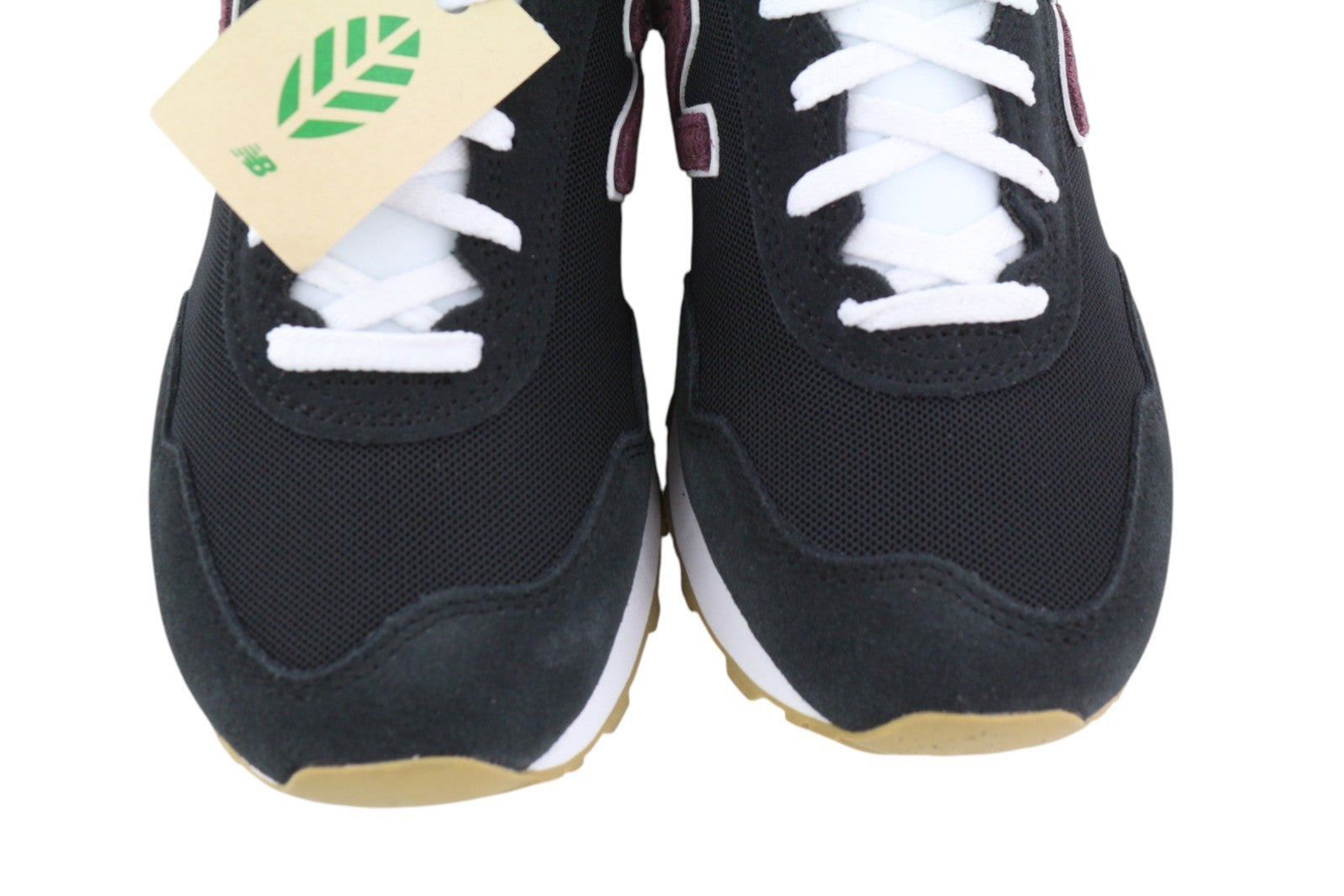 NEW BALANCE 515 Men Sneakers EU40 Black Leather Comfort Low Top Lace Up Trainers