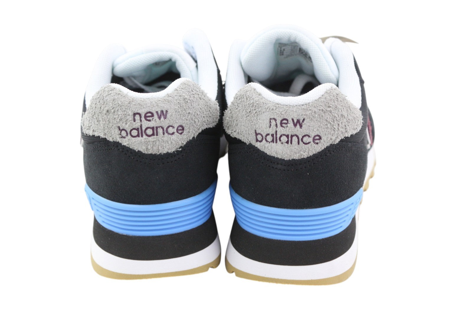 NEW BALANCE 515 Men Sneakers EU40 Black Leather Comfort Low Top Lace Up Trainers