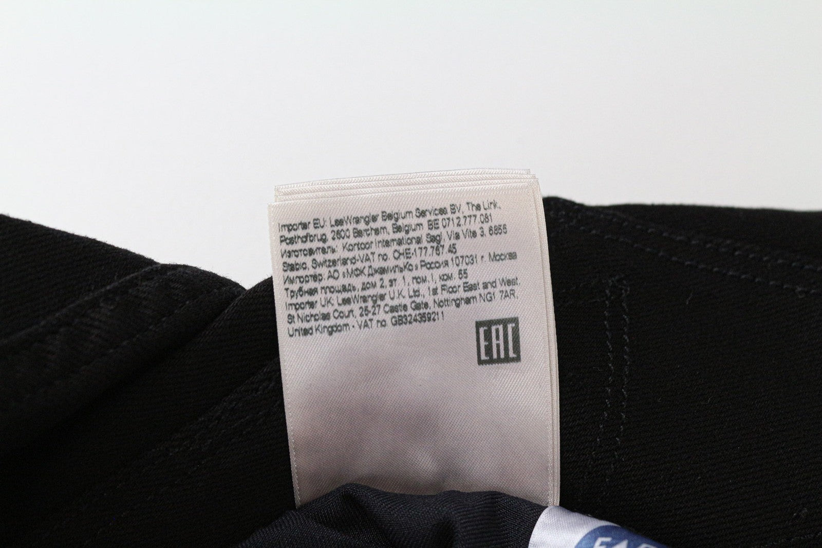 WRANGLER Larston W32/L30 Men's Jeans Slim Fit Black Stretch Denim Cotton Mix