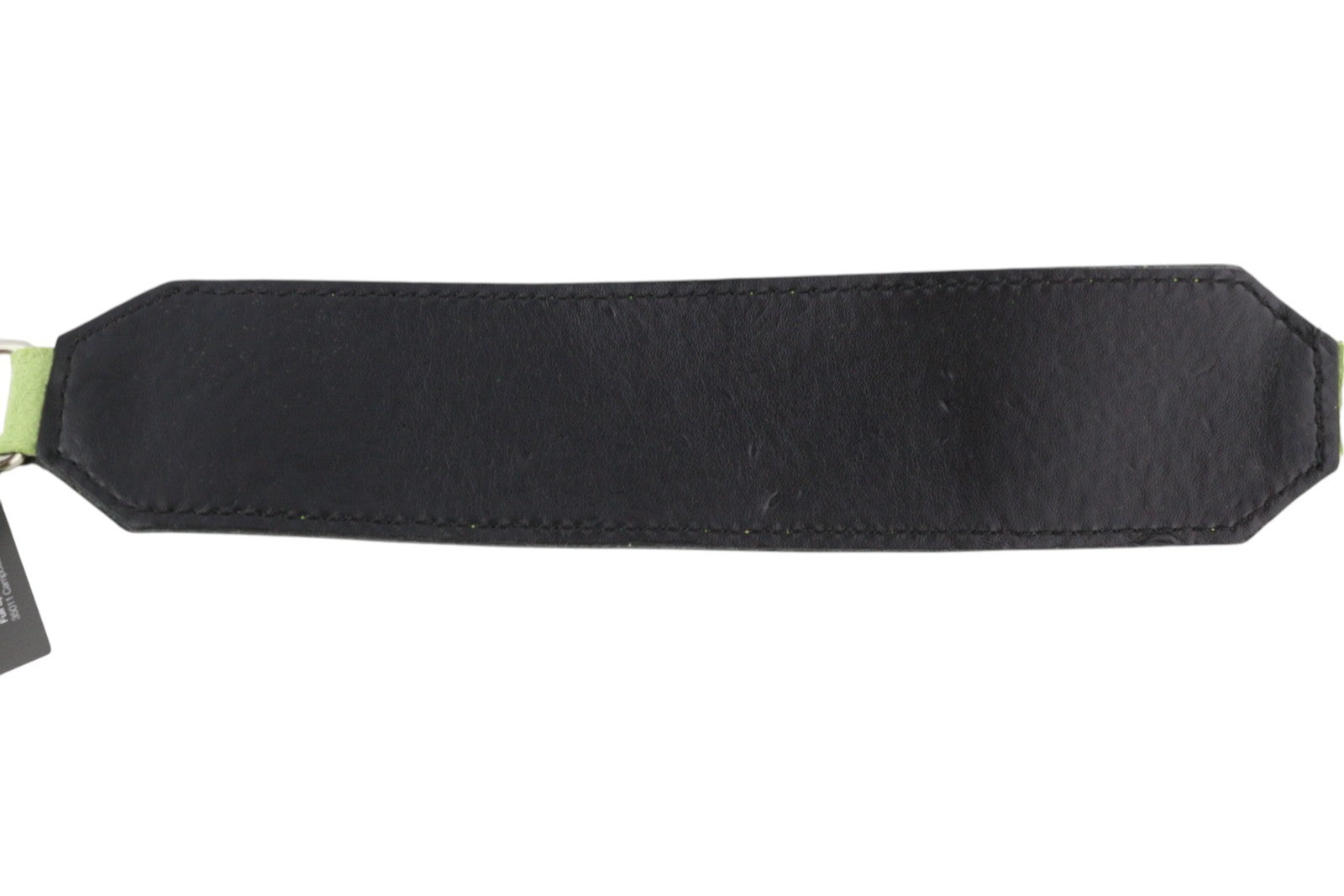 O BAG Extra Pocket Women Bag OS Green Faux Suede Silver Tone Chain Crossbody