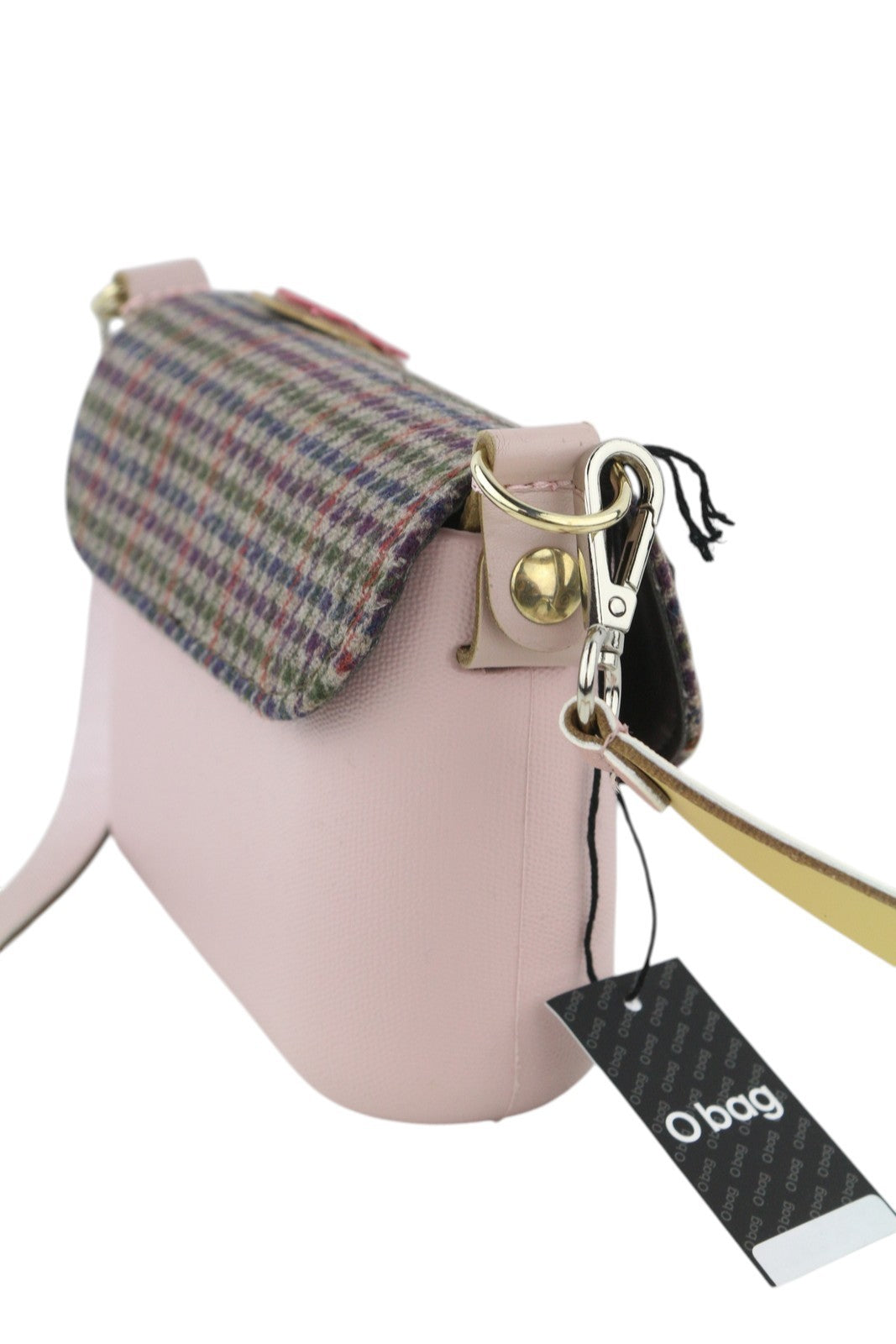 O BAG Micro Pocket Mix Women Bag OS Pink Adjustable Strap Flower Small Crossbody