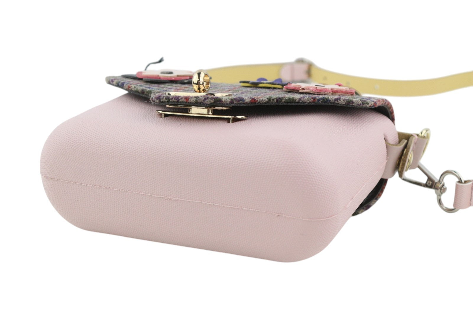 O BAG Micro Pocket Mix Women Bag OS Pink Adjustable Strap Flower Small Crossbody