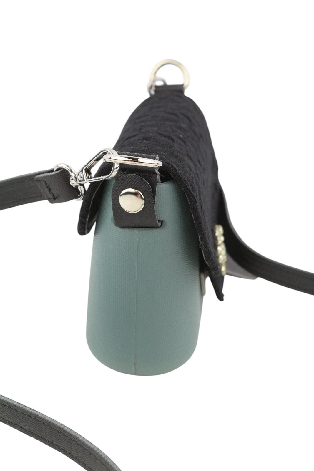 O BAG Micro Pocket Mix Women Bag OS Adjustable Strap Rhinestones Small Crossbody